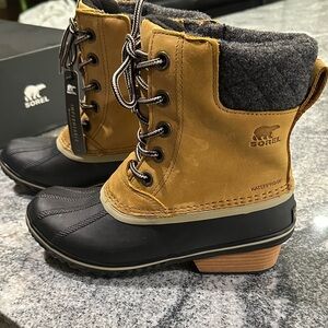 Sorel Waterproof Slimpack Lace 2 Boots, New, Size 7